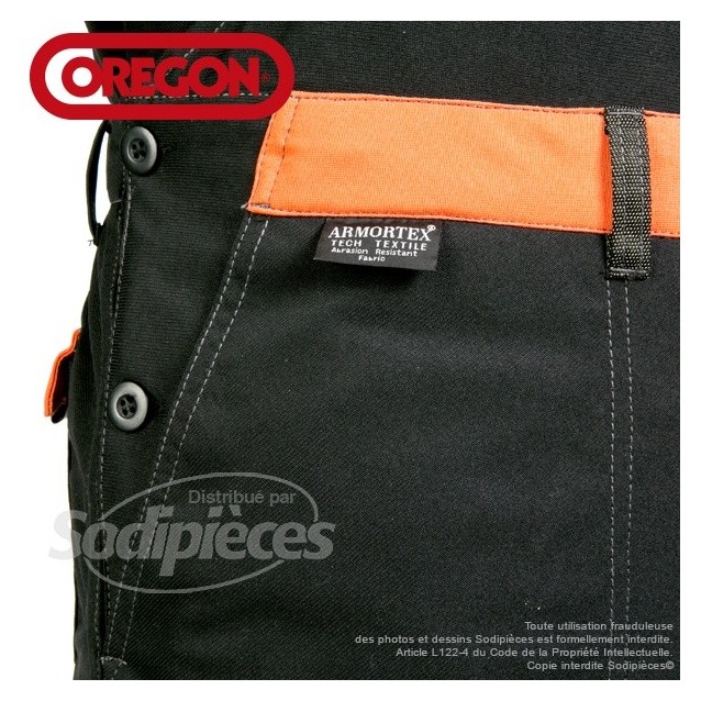 Salopette anti-coupure Orégon Waipoua. Taille L