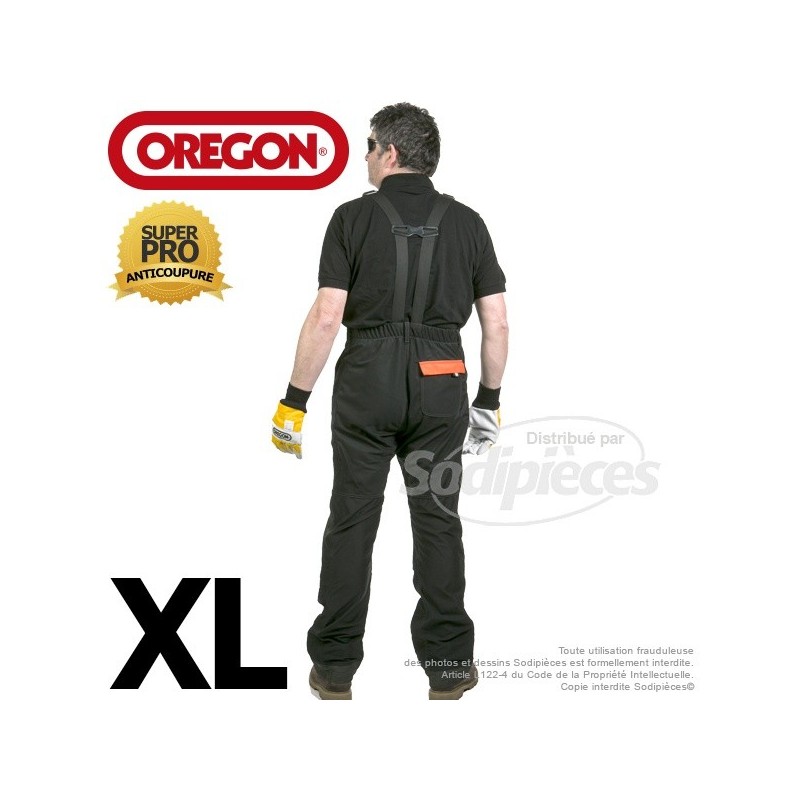 Salopette anti-coupure Orégon Waipoua. Taille L