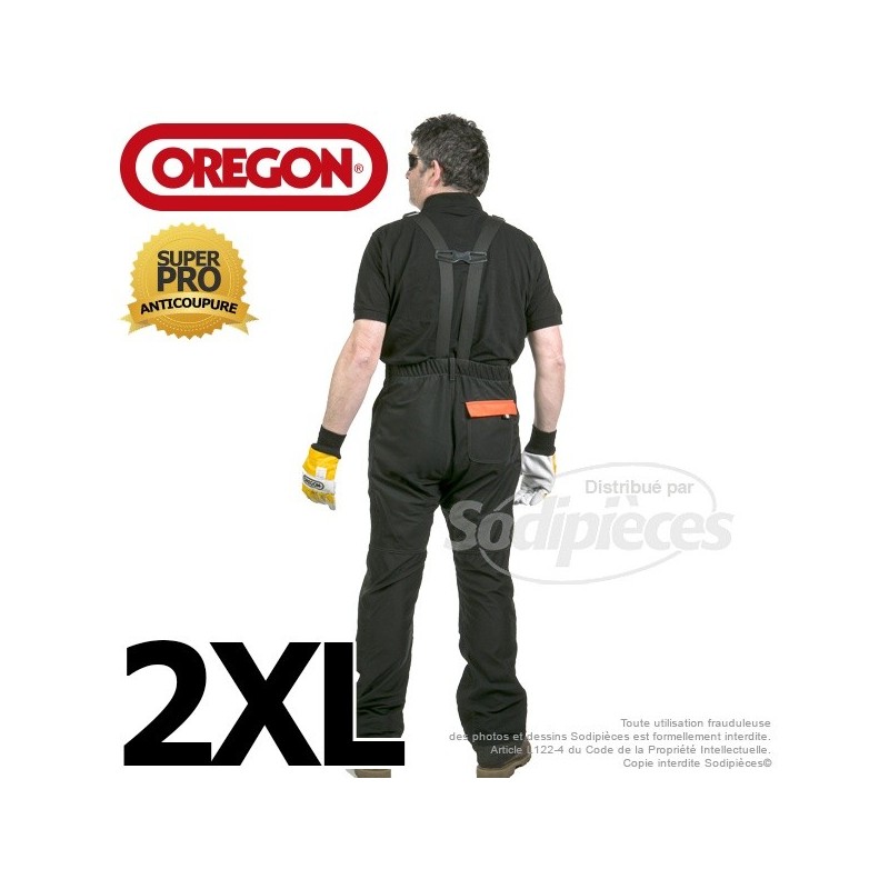 Salopette anti-coupure Orégon Waipoua. Taille L