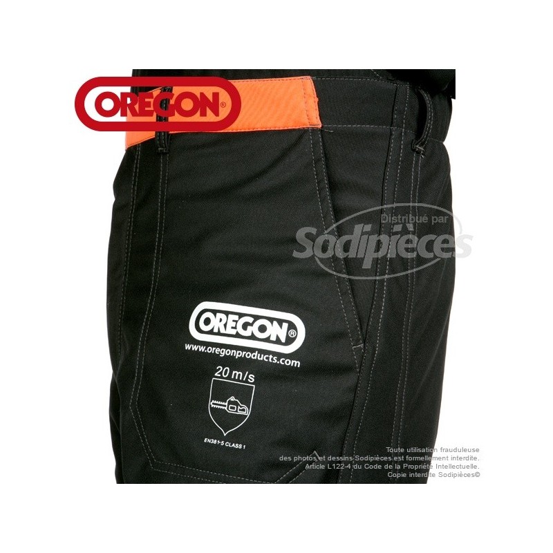 Salopette anti-coupure Orégon Waipoua. Taille L