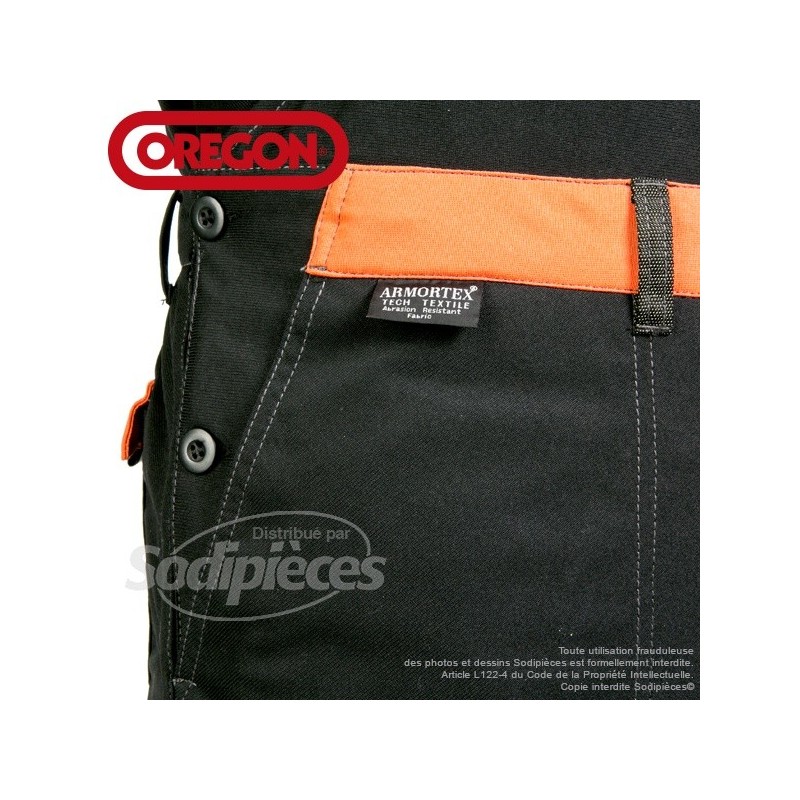 Salopette anti-coupure Orégon Waipoua. Taille L