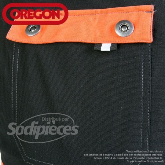 Salopette anti-coupure Orégon Waipoua. Taille XL