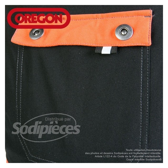 Salopette anti-coupure Orégon Waipoua. Taille L