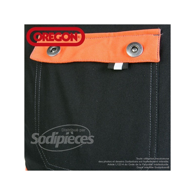 Salopette anti-coupure Orégon Waipoua. Taille L