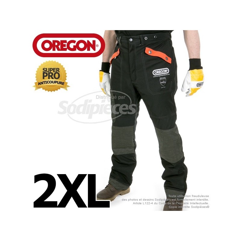 Salopette anti-coupure Orégon Waipoua. Taille L