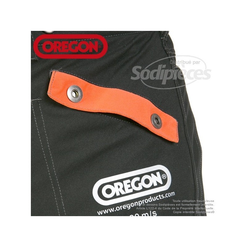 Salopette anti-coupure Orégon Waipoua. Taille L