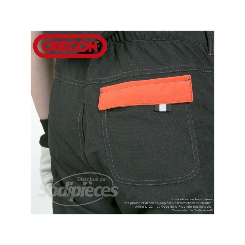 Salopette anti-coupure Orégon Waipoua. Taille L