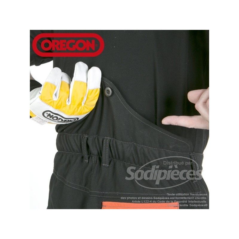 Salopette anti-coupure Orégon Waipoua. Taille L
