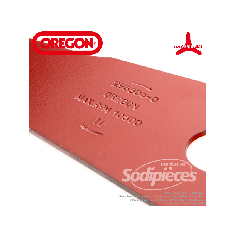 Lame droite spéciale ronce Ø 300 mm Orégon One for All. Ep 4 mm.