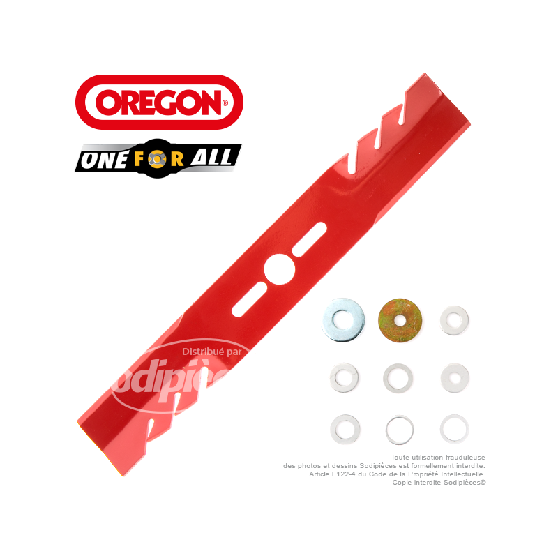 Lame universelle 40 cm Orégon Gator Mulcher™