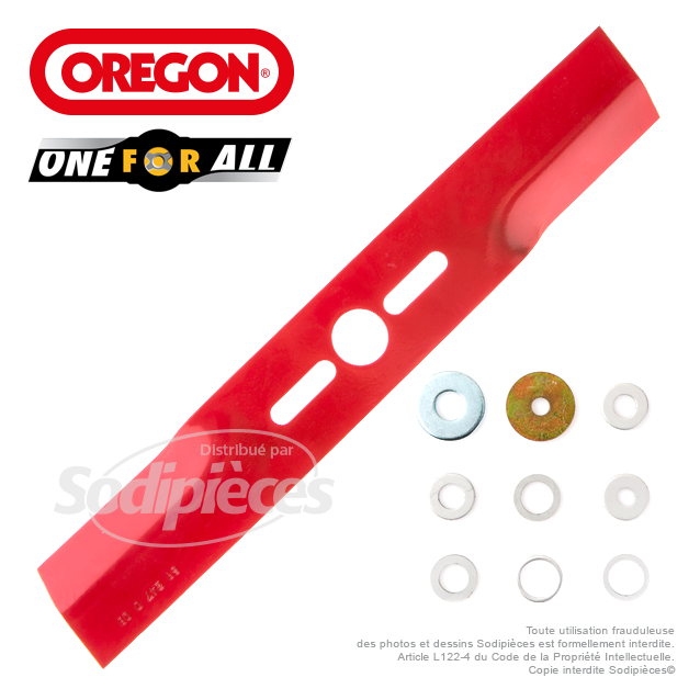 Lame universelle 37,5 cm Orégon droite
