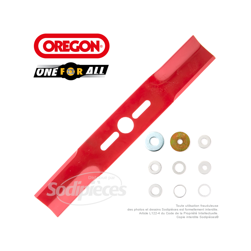 Lame universelle 37,5 cm Orégon droite