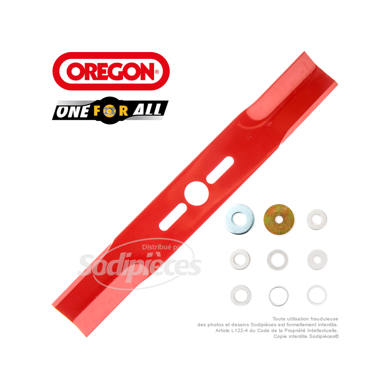 Lame universelle 40 cm Orégon droite