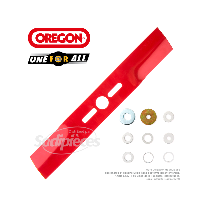 Lame universelle 37,5 cm Orégon galbée