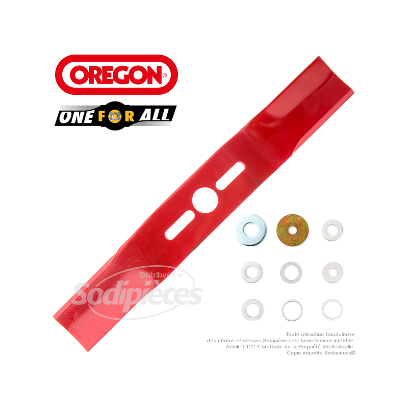 Lame universelle 40 cm Orégon galbée