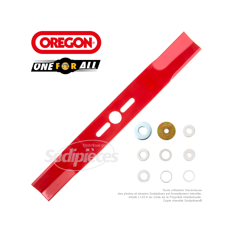 Lame universelle 47,6 cm Orégon galbée