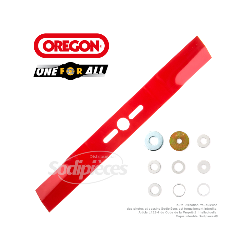 Lame universelle 47,6 cm Orégon galbée