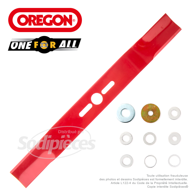 Lame universelle 52,7 cm Orégon galbée