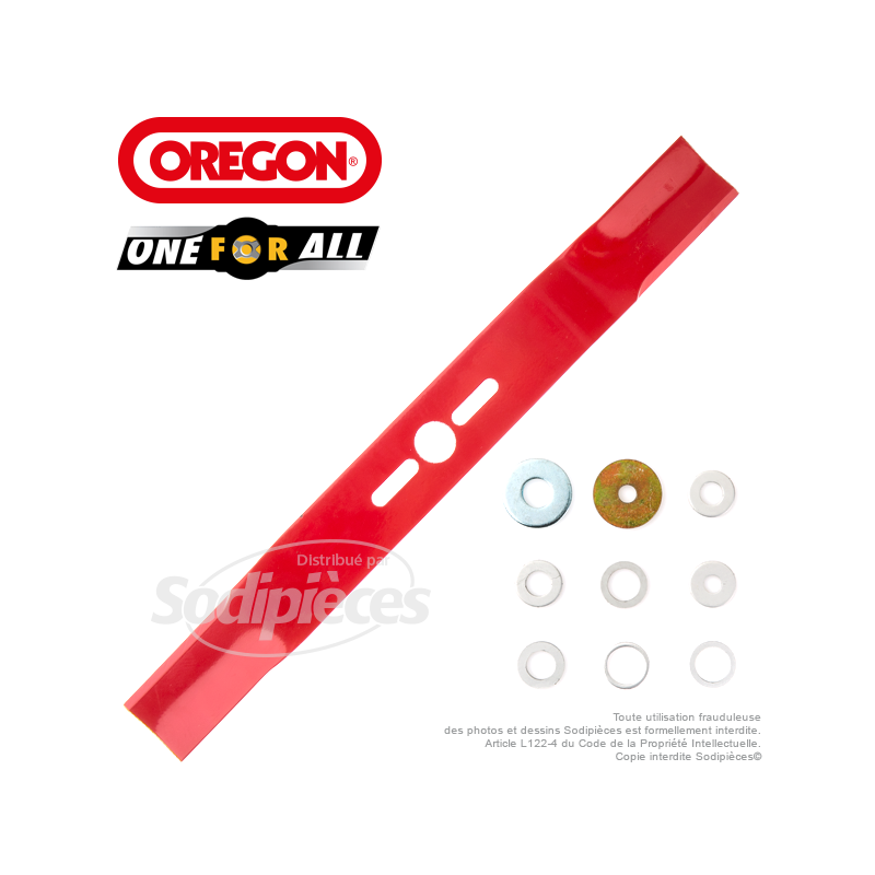 Lame universelle 52,7 cm Orégon galbée