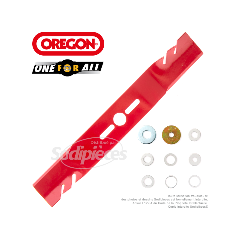 Lame universelle 45,1 cm Orégon galbée Gator Mulcher™