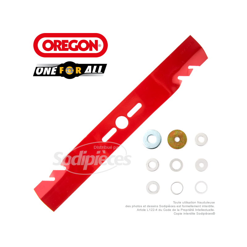 Lame universelle 45,1 cm Orégon galbée Gator Mulcher™