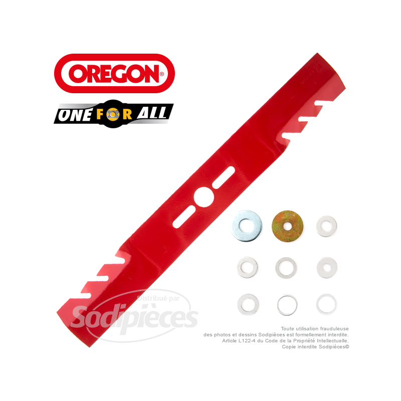Lame universelle 47,6 cm Orégon galbée Gator Mulcher™