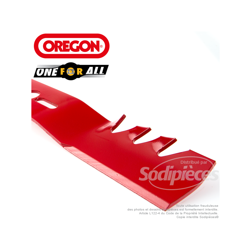 Lame universelle 47,6 cm Orégon galbée Gator Mulcher™