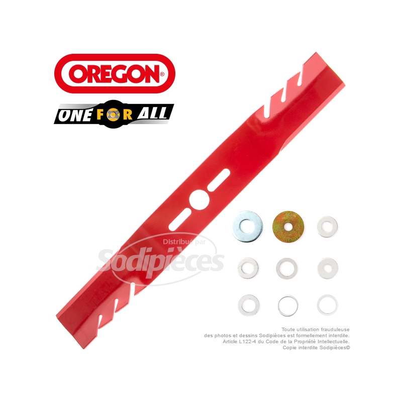 Lame universelle 50,2 cm Orégon galbée Gator Mulcher™