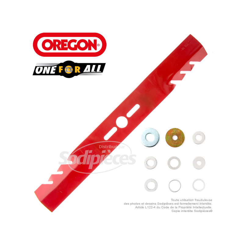 Lame universelle 50,2 cm Orégon galbée Gator Mulcher™