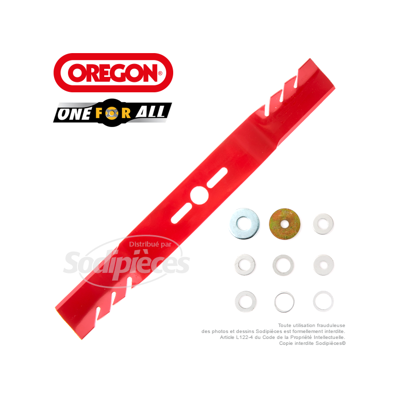 Lame universelle 52,7 cm Orégon galbée Gator Mulcher™
