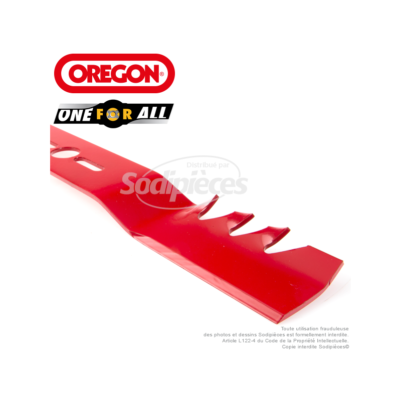Lame universelle 52,7 cm Orégon galbée Gator Mulcher™