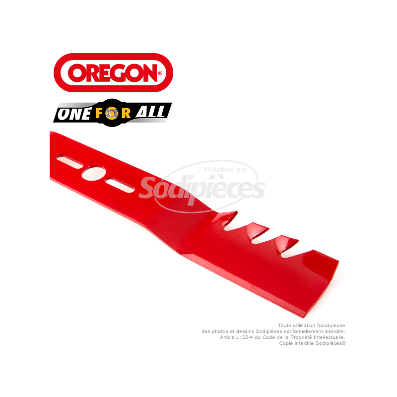 Lame universelle 52,7 cm Orégon galbée Gator Mulcher™