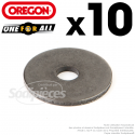 Rondelles adaptation lame Orégon. 10ex One-For-All. Al 9,5 mm