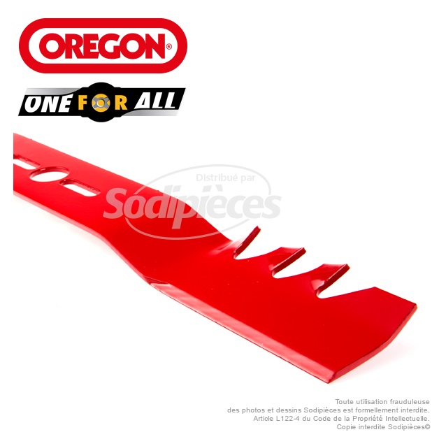 Lame universelle 55,2 cm Orégon galbée Gator Mulcher™