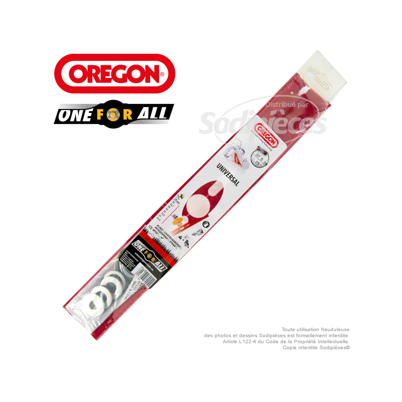 Lame universelle 37,5 cm Orégon droite