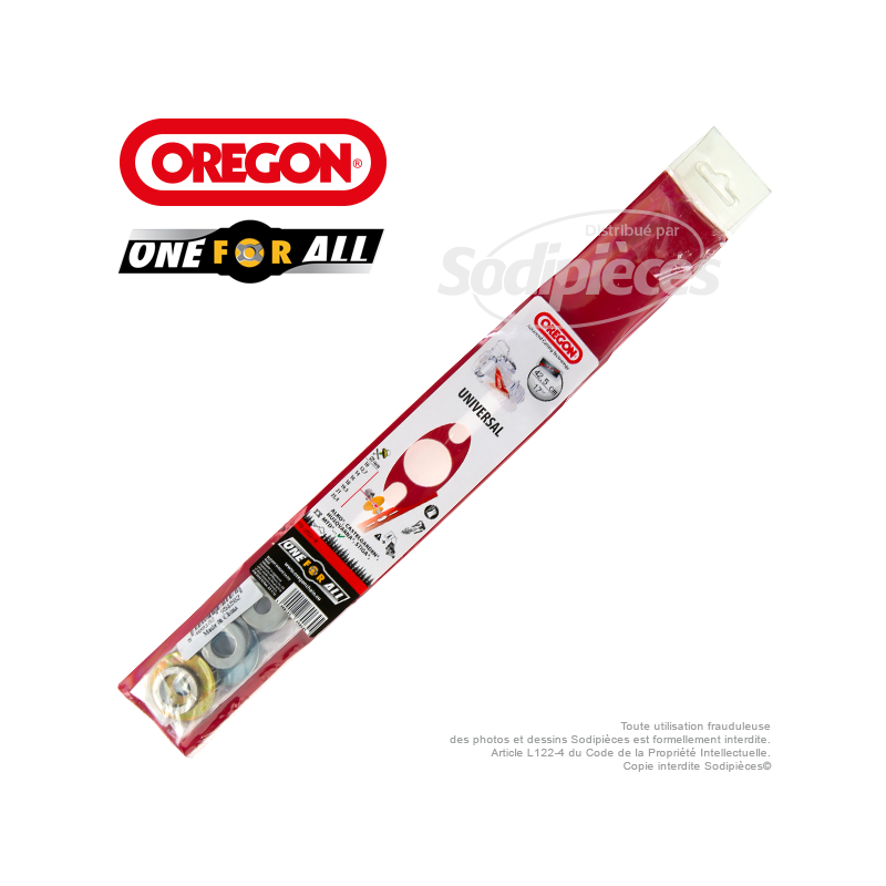 Lame universelle 42,5 cm Orégon galbée