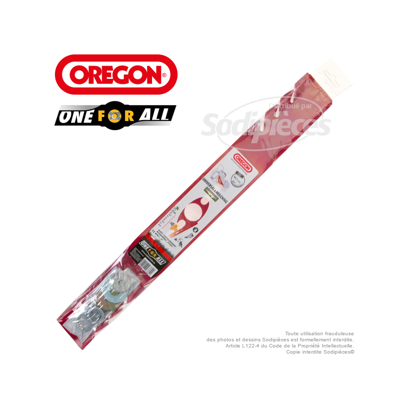 Lame universelle 52,7 cm Orégon galbée Gator Mulcher™