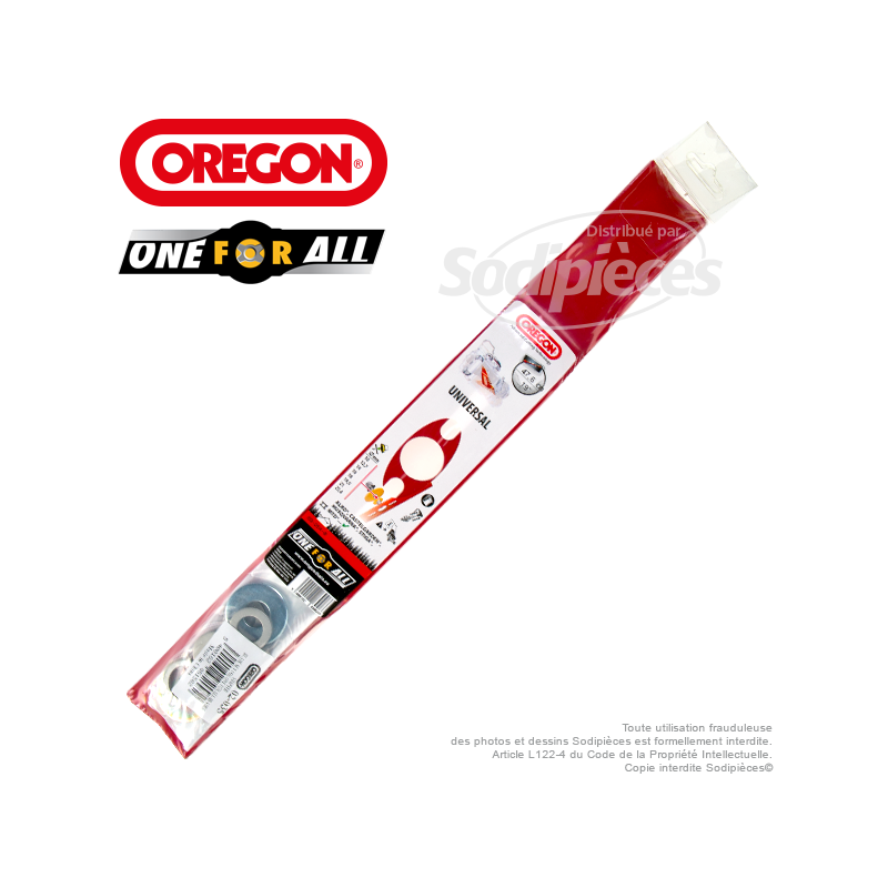 Lame universelle 47,6 cm Orégon galbée