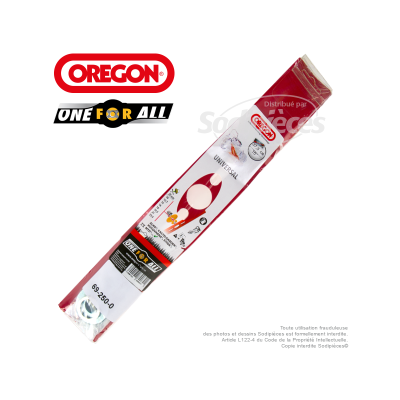 Lame universelle 37,5 cm Orégon galbée