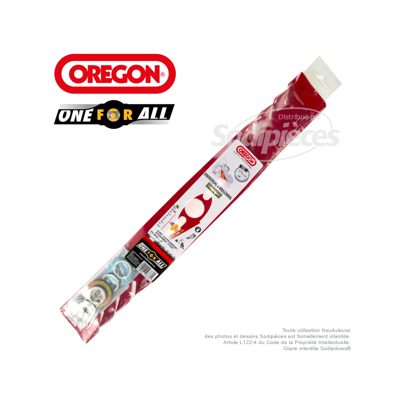 Lame universelle 47,6 cm Orégon galbée Gator Mulcher™