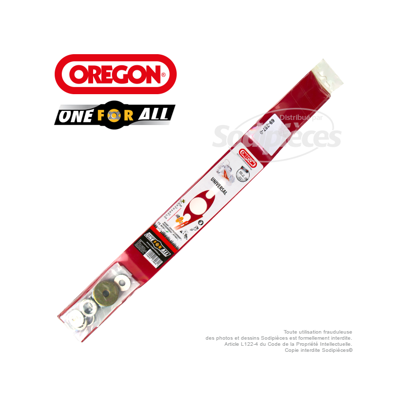 Lame universelle 55,2 cm Orégon galbée