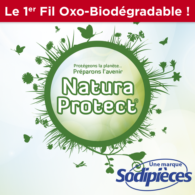 Fil Natura Protect Oxo-biodégradable, coque rond 2.65 mm x 12 m