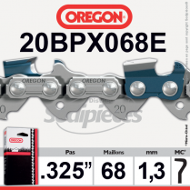 Chaîne tronçonneuse OREGON .325". 1,3 mm. 68 maillons