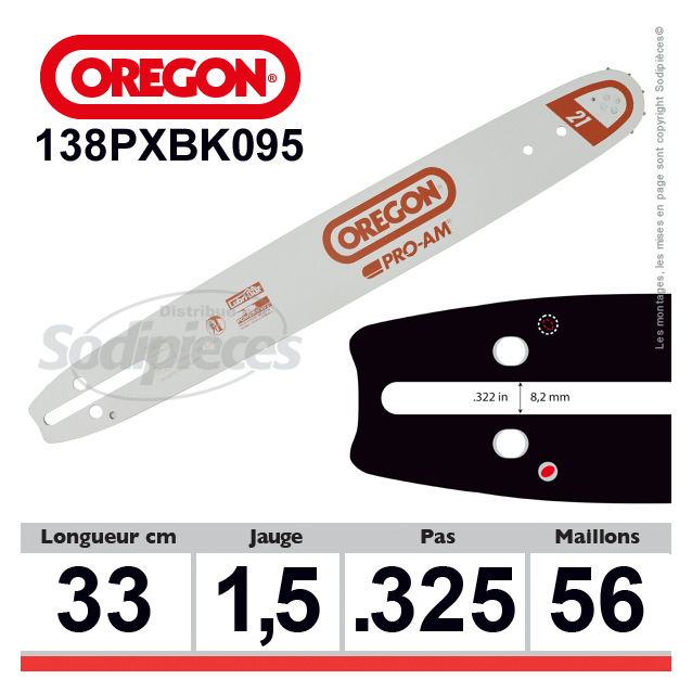 Guide tronçonneuse Oregon Amateur DB Guard K095.