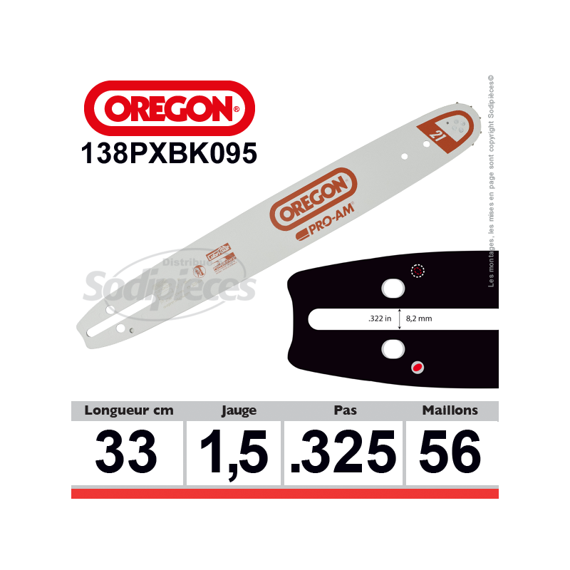 Guide tronçonneuse Oregon Amateur DB Guard K095.