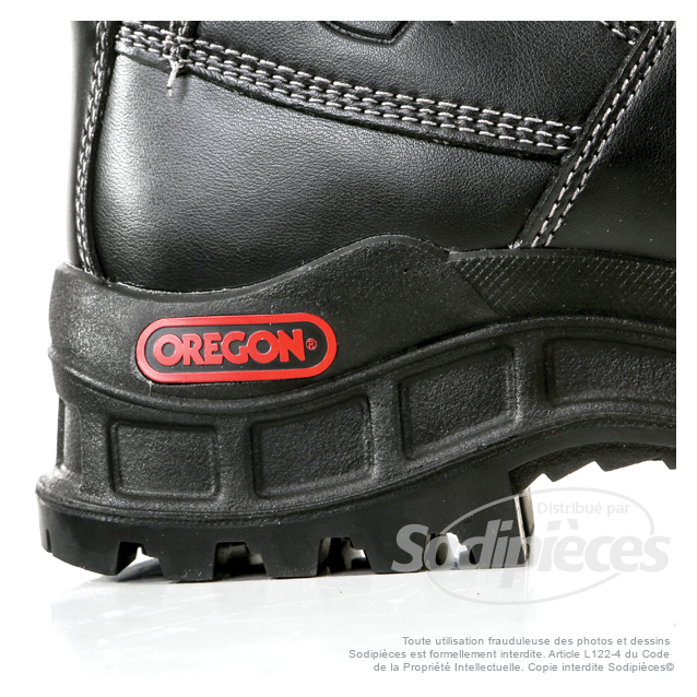 Bottes en cuir WAIPOUA® pour tronçonneuse. T38