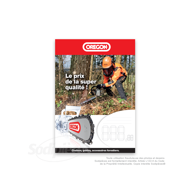 1 Affiche/Prix A5 OREGON