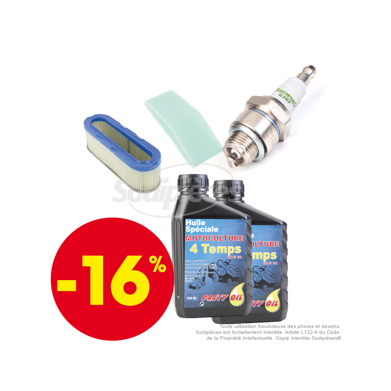 Kit d’entretien complet  pour moteurs B&S model 25-28 de 11 à 12 cv jusqu’à 1993