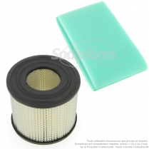 Pré-filtre pour B&S 271794-270782 + Filtre à air pour B&S 393957-390930