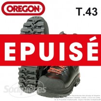 Bottes en cuir OREGON WAIPOUA® pour tronçonneuse. T43